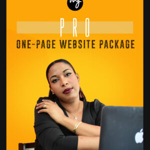 Custom Website Project Deposit - One-Page Pro